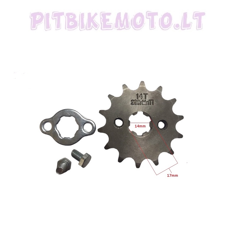 12. Priekinė žvaigždutė su tvirtinimu 428 14D LAU028