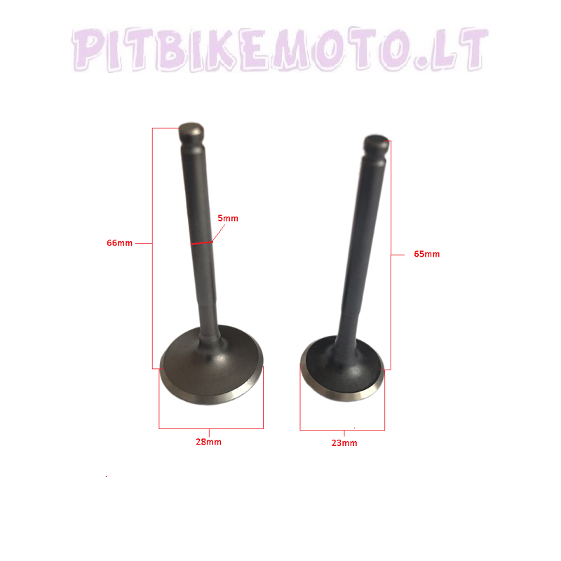 15. Vožtuvai GY6 150cc VSK026