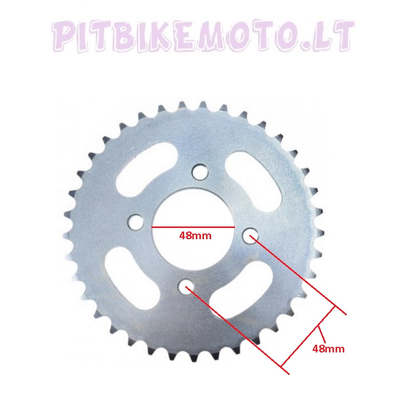 18. ATV galinė žvaigždutė 420 37D 50-125cc LAU040-ZQ7004