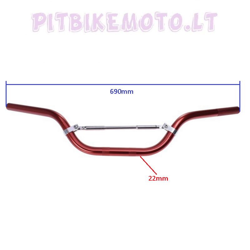 11. ATV krosinuko vairas 22mm VSK063-PTB5601R