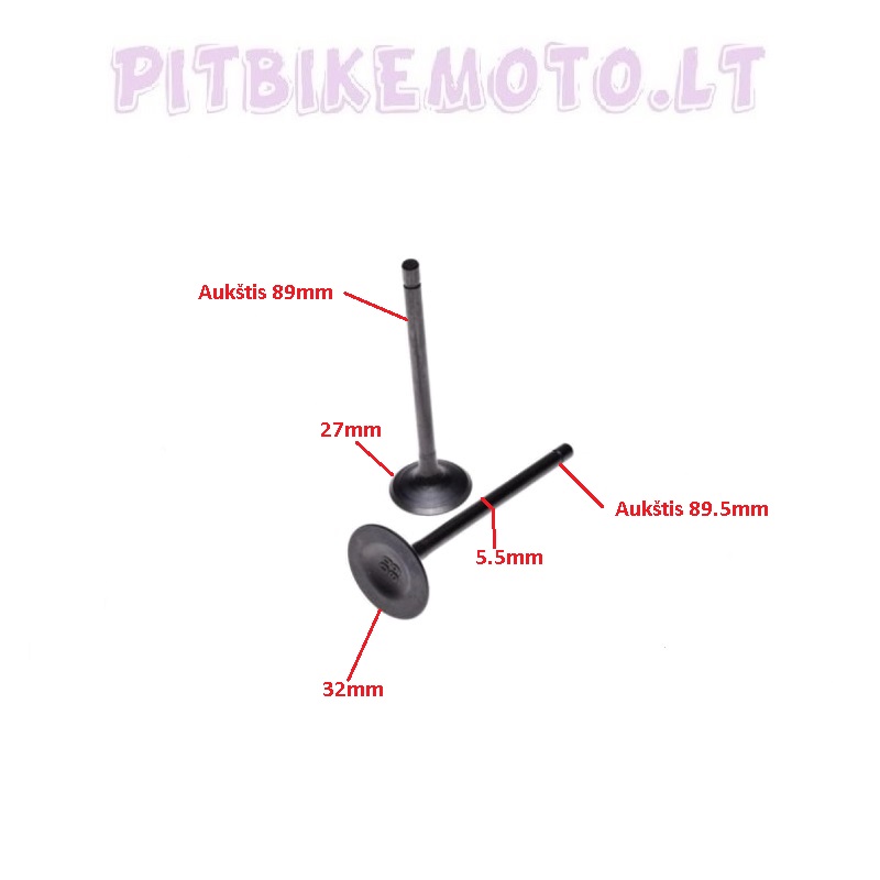 2. Vožtuvai ATV 250cc VSK059-AY35246