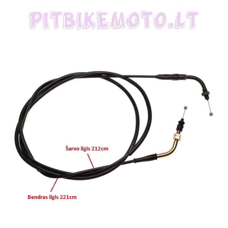 18. GY6 125cc akseleratoriaus trosas LAU090-ZV5643