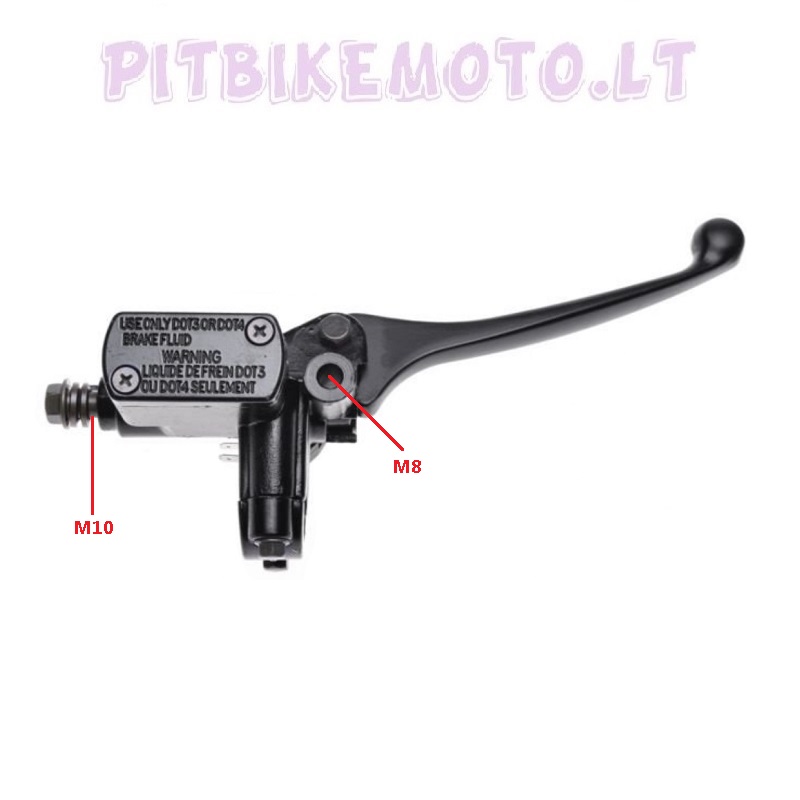 7. Hidraulinio stabdžio pompa dešinės pusės 22mm LAU096-ZT4001