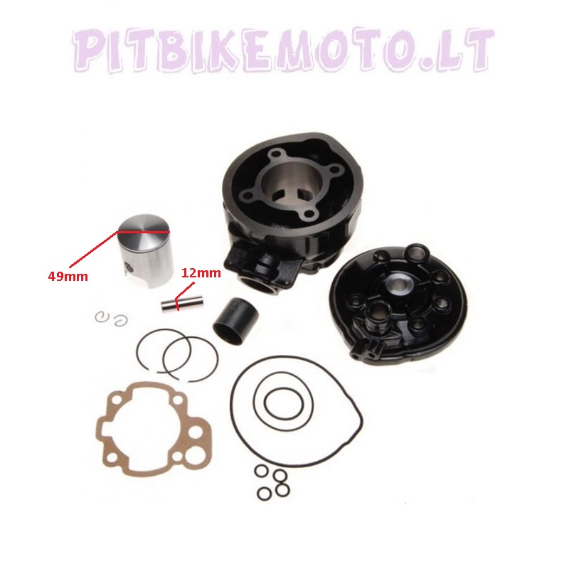 23. Minarelli AM6 cilindro komplektas 90cc 47mm GRU022-AY3211C