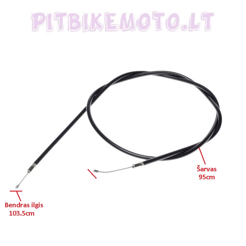 21. Akseleratoriaus trosas 103,5cm LAU109-LC0096