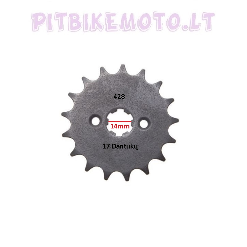 34. Priekinė žvaigždutė 428 17D LAU122-ZPY0230