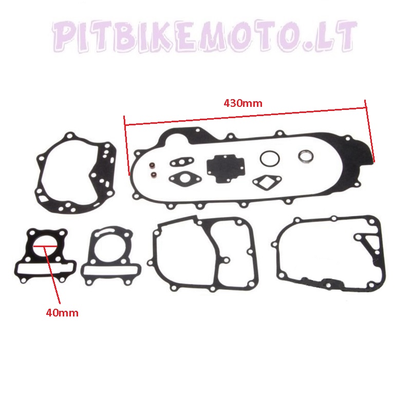 61. GY6 50cc variklio tarpinės 430mm STU105-ZU00441B