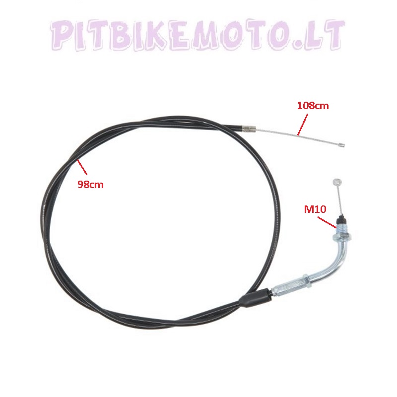 36. Pitbike akseleratoriaus gazo trosas LAU194-IP000563